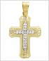 B-23 White, Yellow & 2-tone, Grams: 6.00-7.00, Dimensions: 1  ” X 7/8″,  Solid, 14K Gold